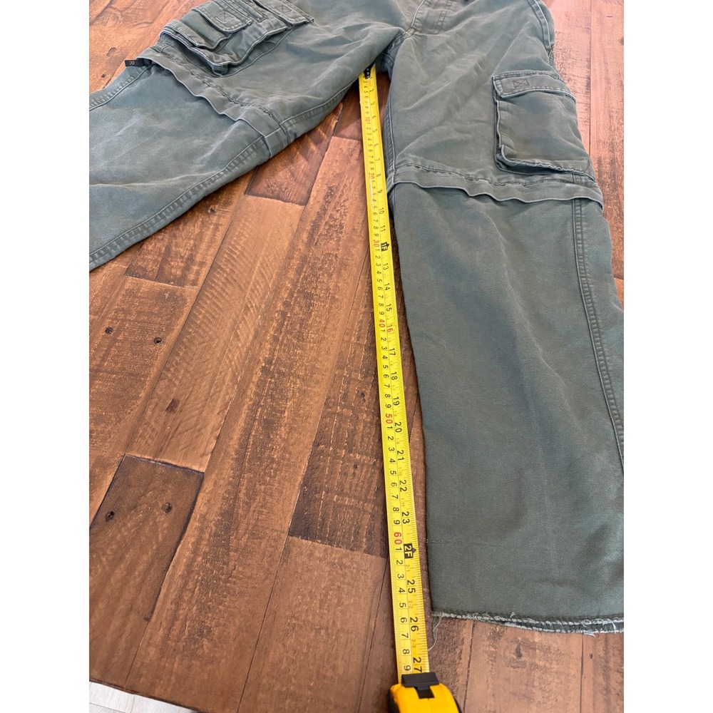 Boy Scouts of America Kids Youth 10 Green Convertible Cargo Pants Shorts Uniform - Picture 12 of 12